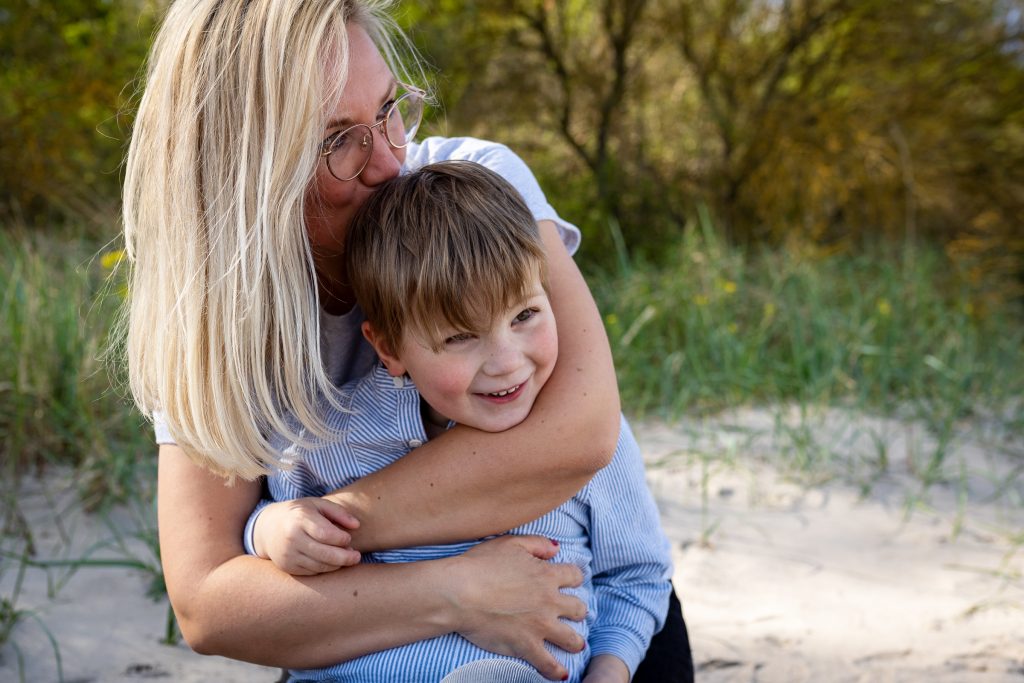 Ostseefotos mit Familie